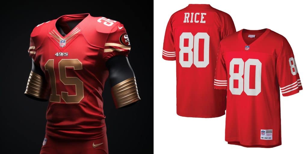 49ers jersey in 100 years (1)