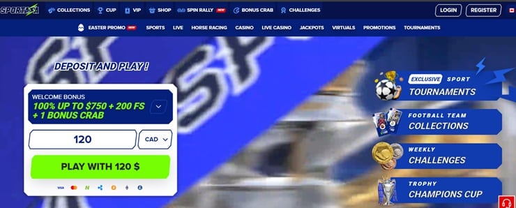 Sportaza betting site in Quebec